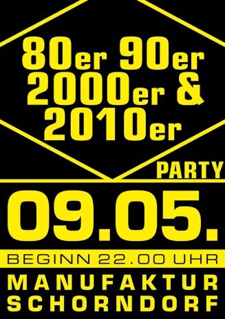 Throwbackparty bestens gemixt.