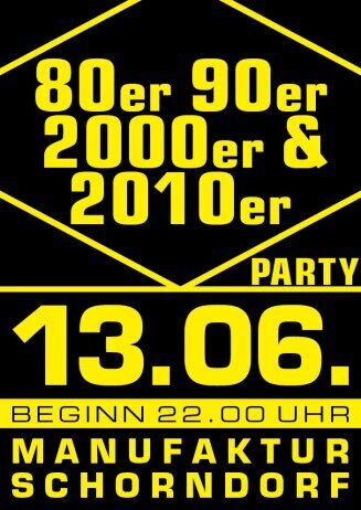 Throwbackaparty im Juni 2026.