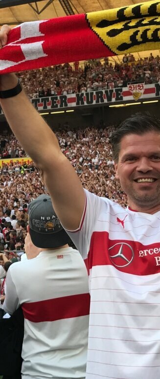 Ein DJ Thomas VFB Stuttgart Fan